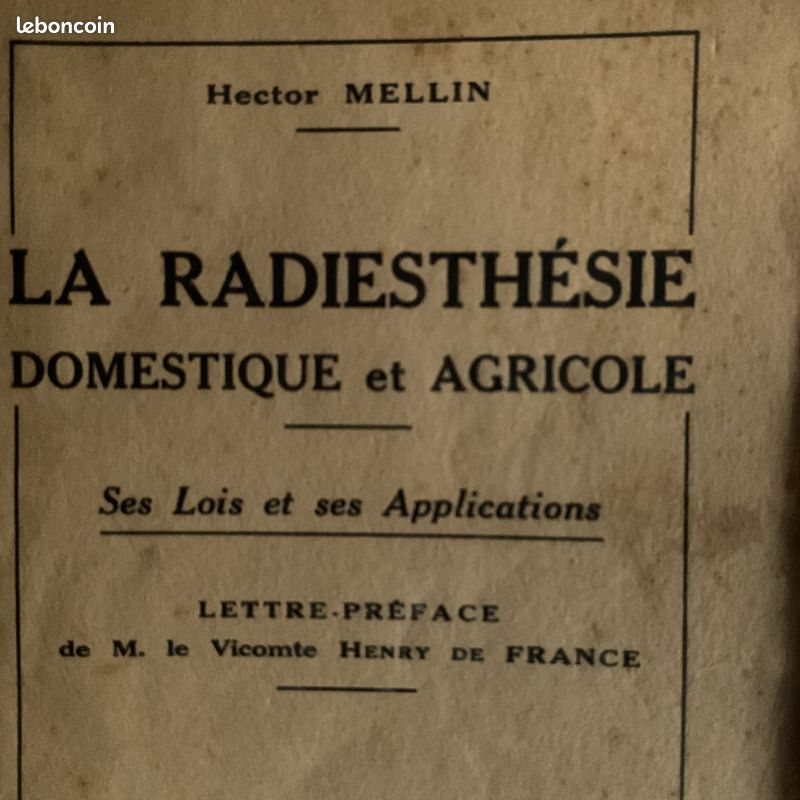La radiesthésie domestique et agricole édition de 1936 (image 1)