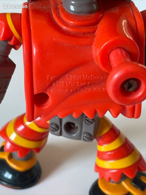 Figurine Rayman 2 robot pirate Mc Donalds année 2000 collector an