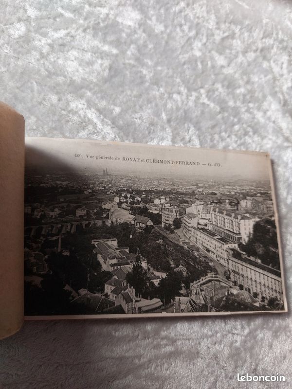 Clermont Ferrand et Royat 63 - carnet Souvenir 12 (/12) cartes cpa (image 2)