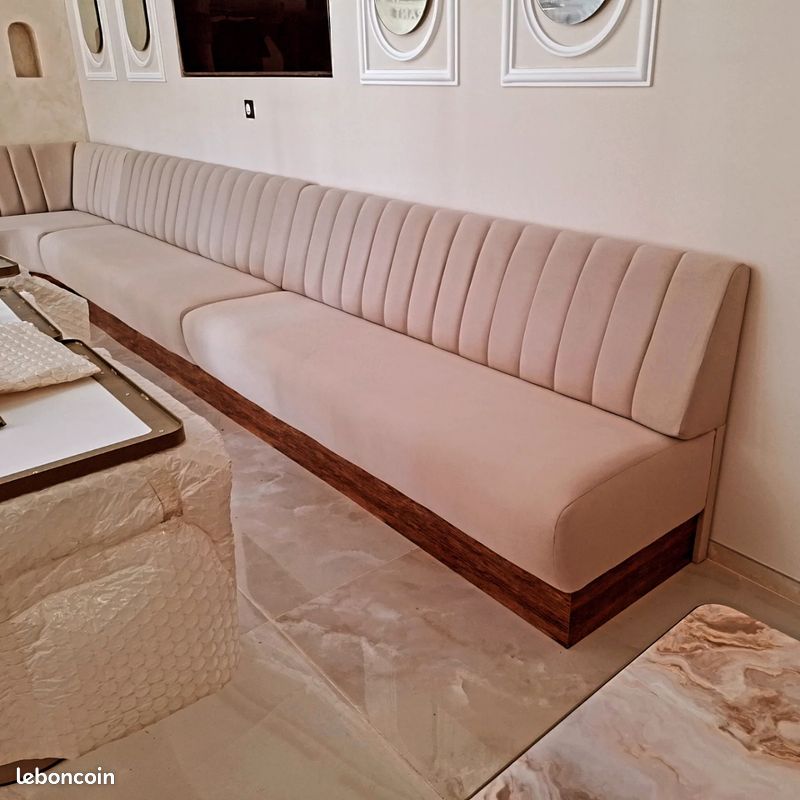 CHR BANQUETTE CANAPÉ FAUTEUIL SUR MESURE pour Bar restaurant salon de thé chicha bistrot (image 3)