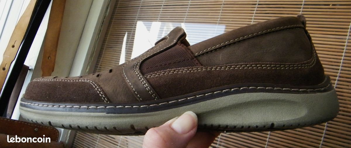 Chaussures mocassins en cuir marron ara tbe 42 homme (image 14)