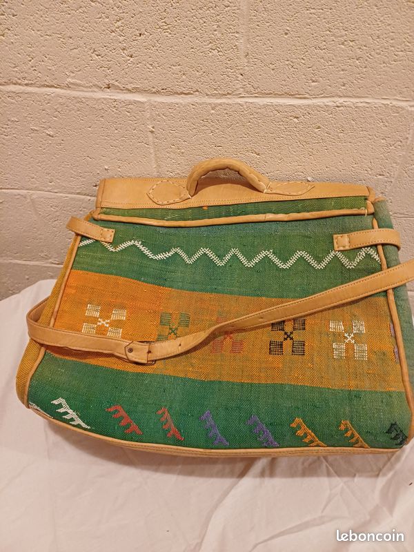 Sac voyage cuir (image 1)