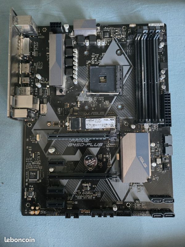 Asus prime b450-plus carte mère Am4 (image 1)