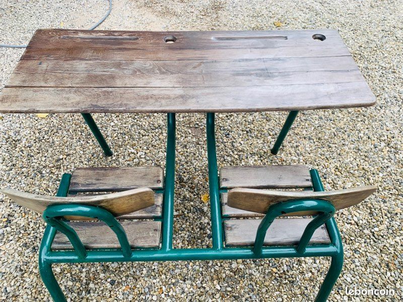 Bureau d’écolier vintage (image 7)