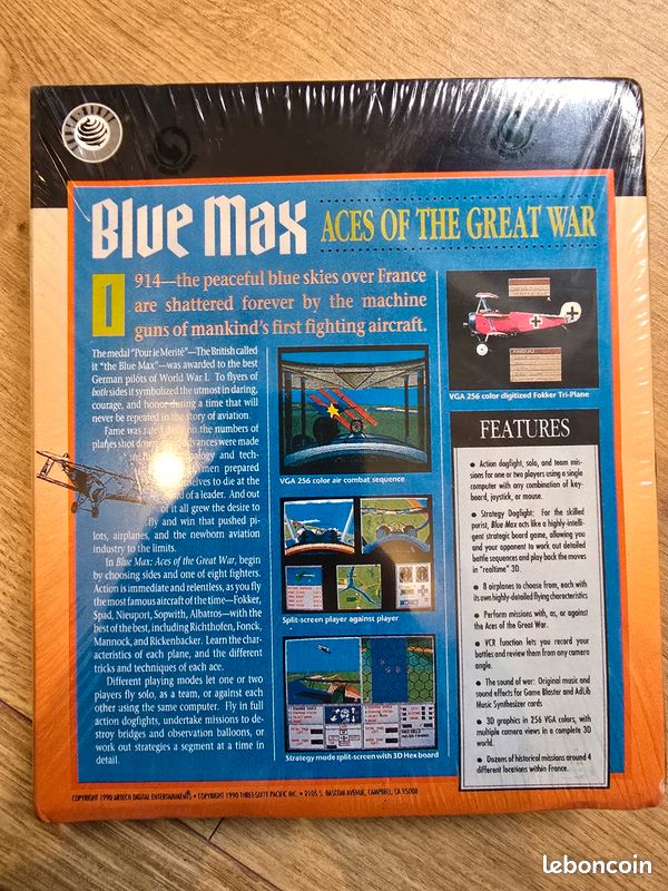 Aces of the Great War, Mindscape (Amiga) sous blister (image 2)
