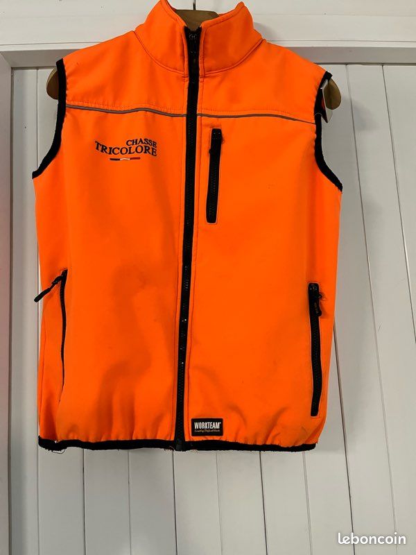 Veste Softshell Veste Sans Manche Orange Bodywarmer Softshell