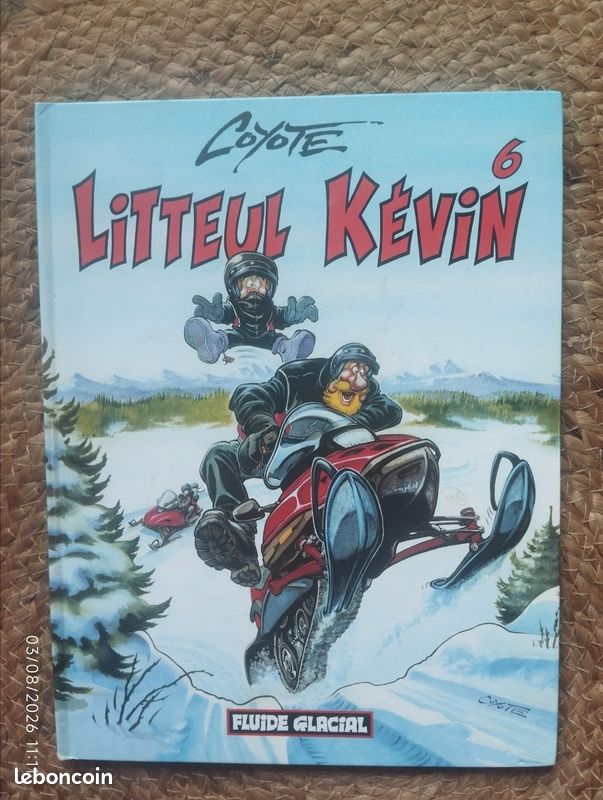 BD EO Litteul Kévin, T6, BE, Fluide glacial, Coyote (image 1)
