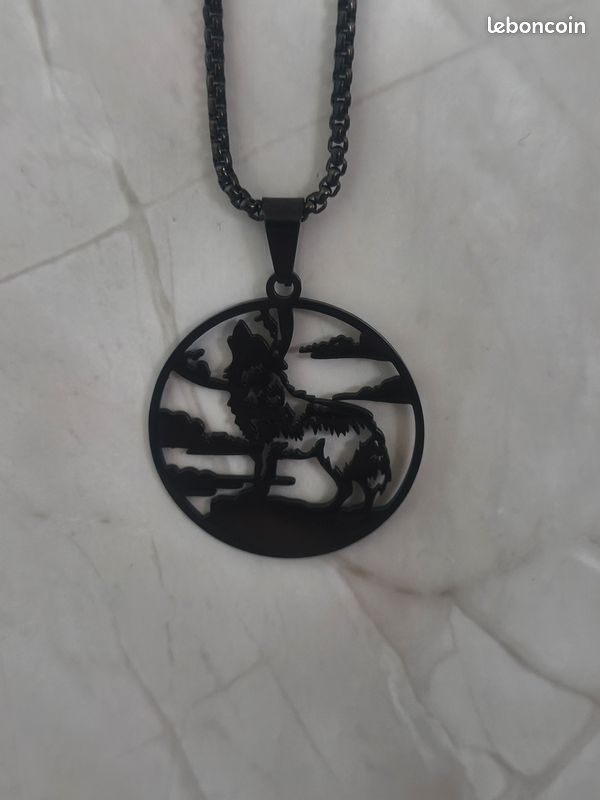 Collier homme / femme en acier inoxydable (image 2)