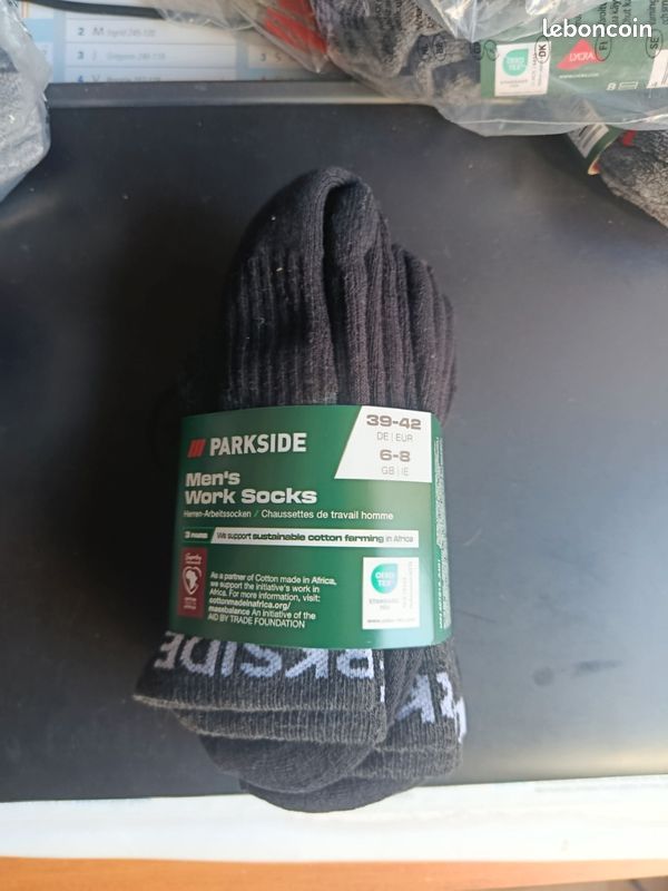 Lot de 3 soquettes Parkside 39/42 (image 1)