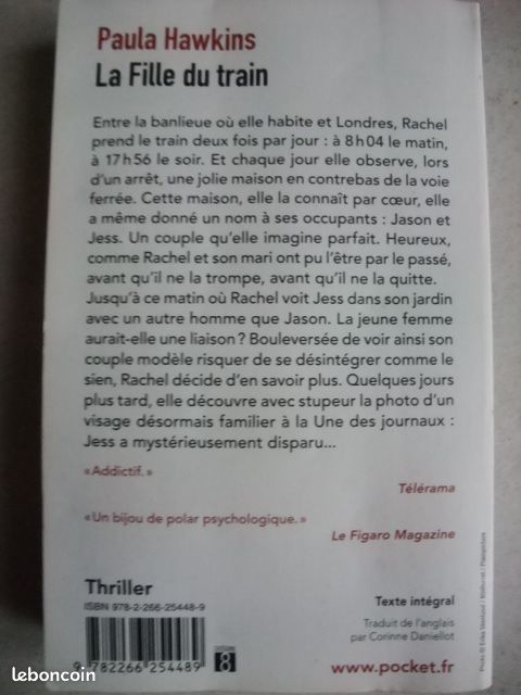 La Fille du Train Paula HAWKINS (image 3)