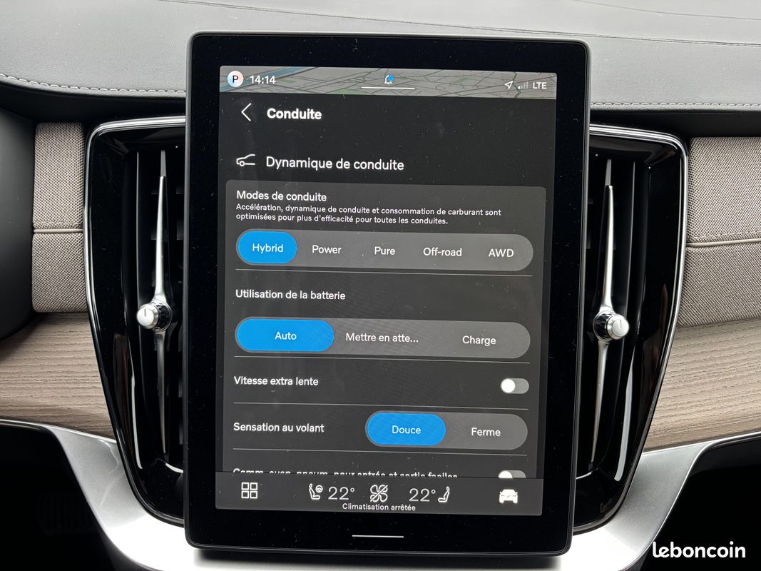 VOLVO XC90 T8 AWD Hybride Rechargeable 455 ch Geartronic 8 7pl Ultra Style Chrome (image 22)