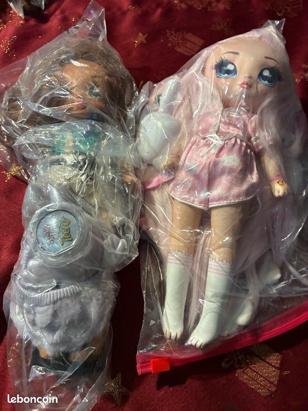 Lot de 2 grandes nana surprise avec accessoires (image 1)