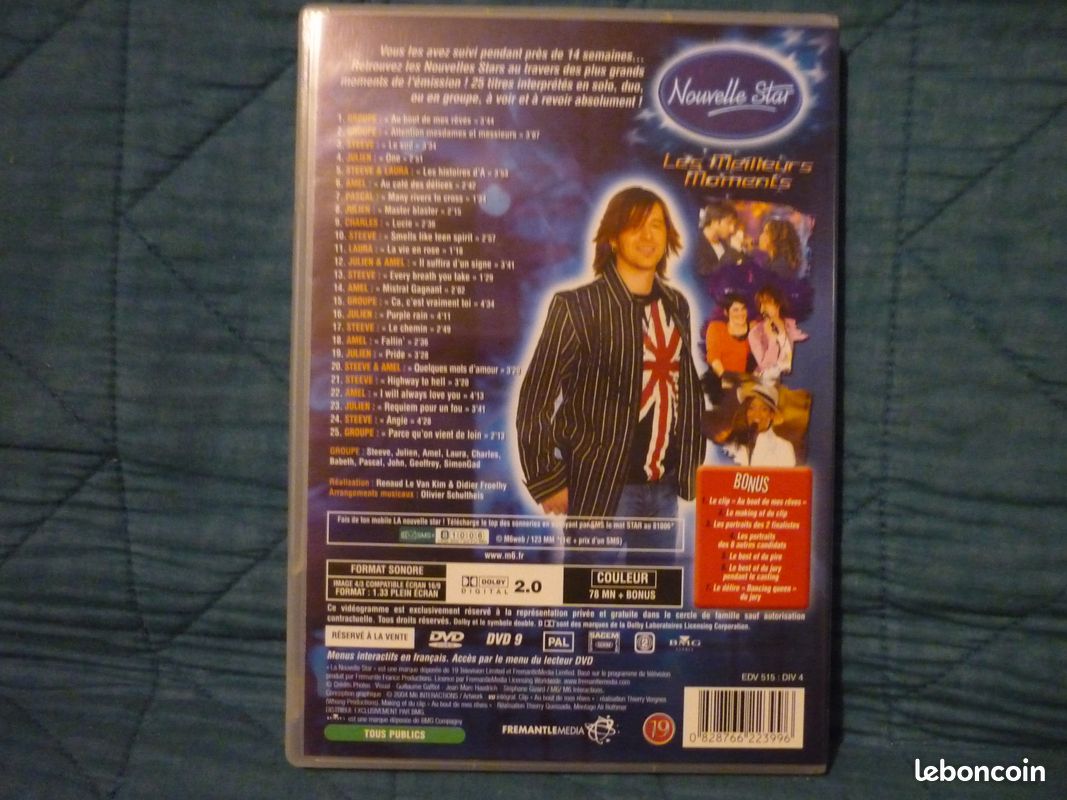 NOUVELLE STAR 2004 en DVD (image 2)