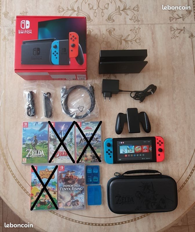 Pack Nintendo Switch V3 + Jeux & Accessoires (image 1)