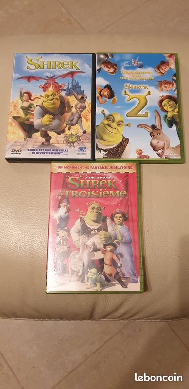 Shrek 1 - 2 - 3 DVD (image 1)