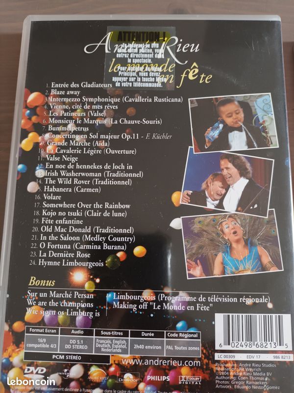 Lot 2 DVD André Rieu (image 3)