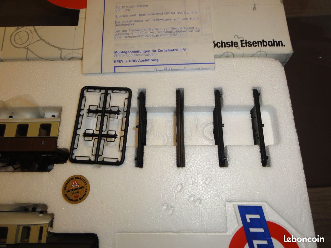Train Liliput 17701 Ho 1:87 – Autorail Batterie Wittfield Type ETA DB – Occasion