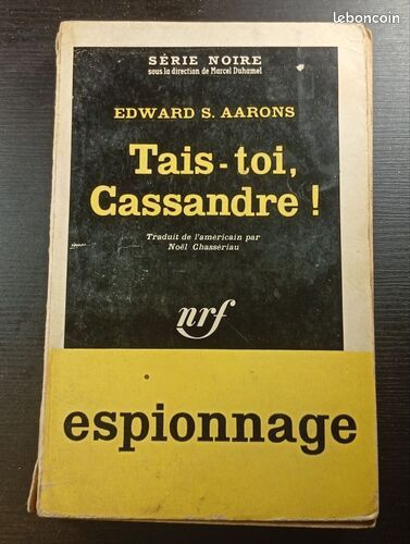[Livre] Tais-toi, Cassandre  - Bon état (image 1)