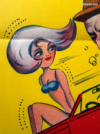 Gérard Oury Affiche De Film Le Corniaud, Art Mural Vintage