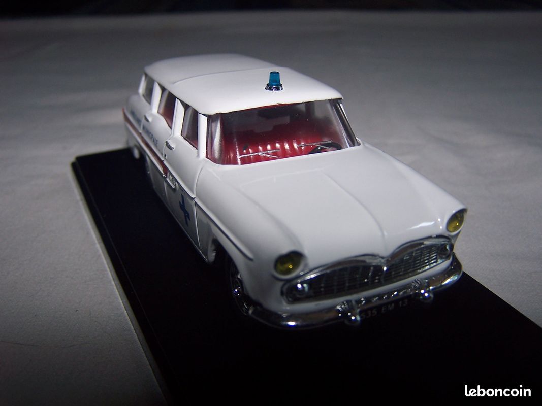 AJ296 ANCIEN NOREV #41 1:43 Simca Marly Ambulance en plastique A-/- EUR 13,06 - PicClick FR