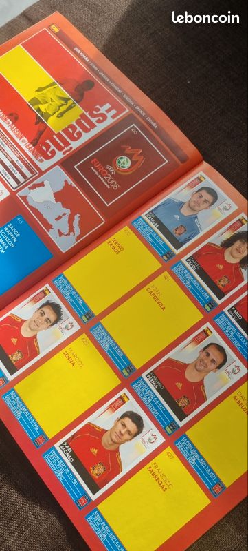 Album Panini UEFA Euro 2008 Autriche-Suisse - Partiellement Collé - Occasion