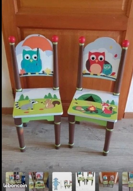 Fantasy Fields Lot de 2 chaises en Bois pour Chambre Enfant bébé Mixte TD-11740A (image 3)