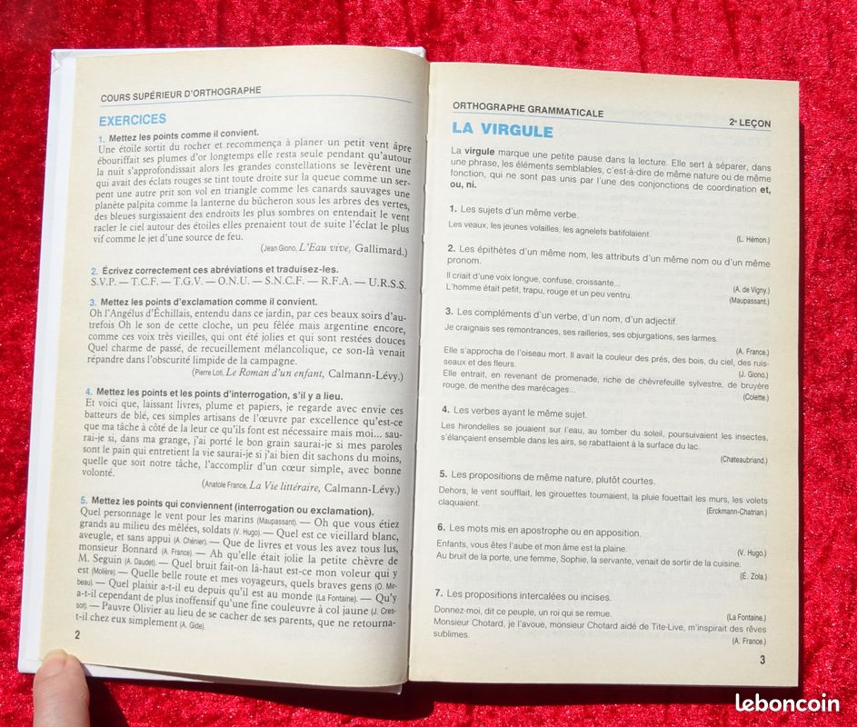 BLED COURS SUPÉRIEUR d'ORTHOGRAPHE - Grand format RELIÉ 4ème 3ème BEP Classiques Hachette 1987 – Langue française, écrit - bases principales et inchangées de l'orthographe (image 11)