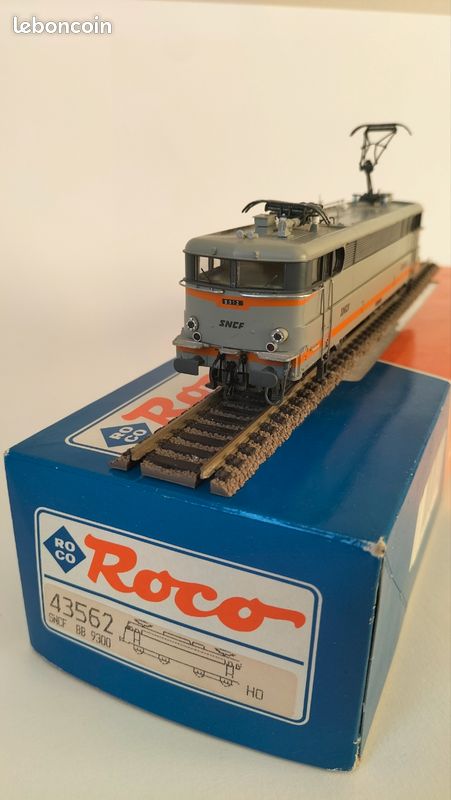 ROCO locomotive électrique BB9300 livrée béton 43562-1 NEU - 238