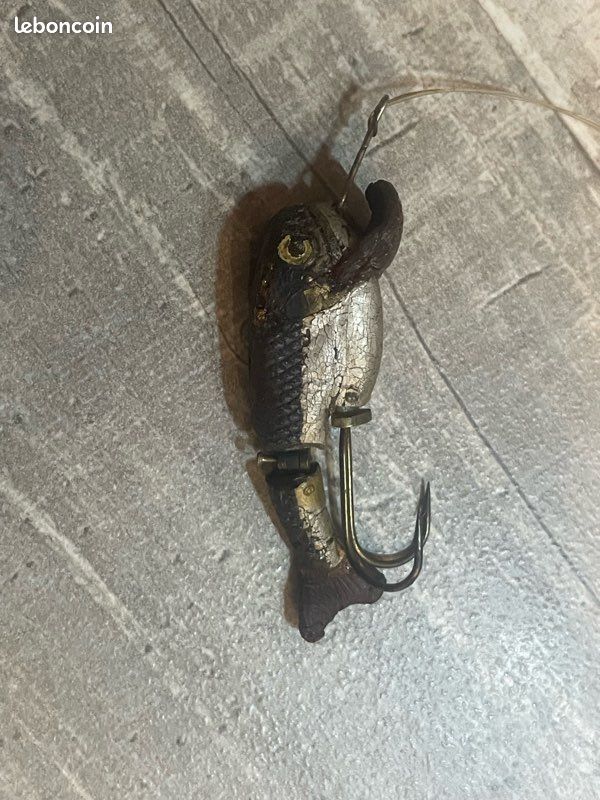 Poisson Nageur Flopy Rublex - 5 Cm - Orange - NEUF Dans Son Emballage - Vintage