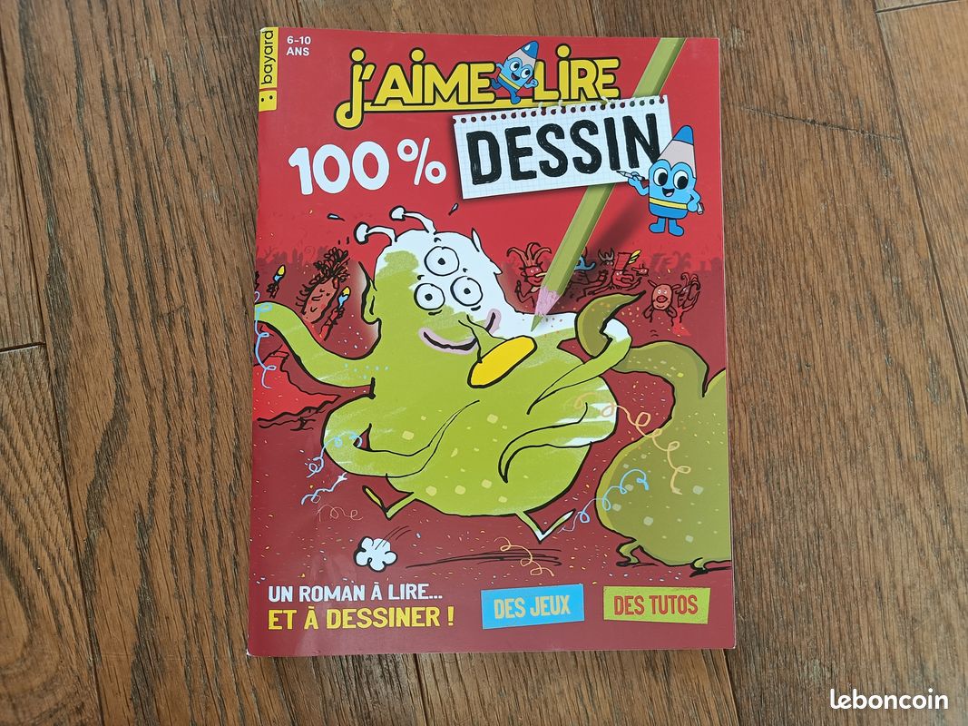 J'aime lire 100% dessin, 2020, état neuf (image 1)