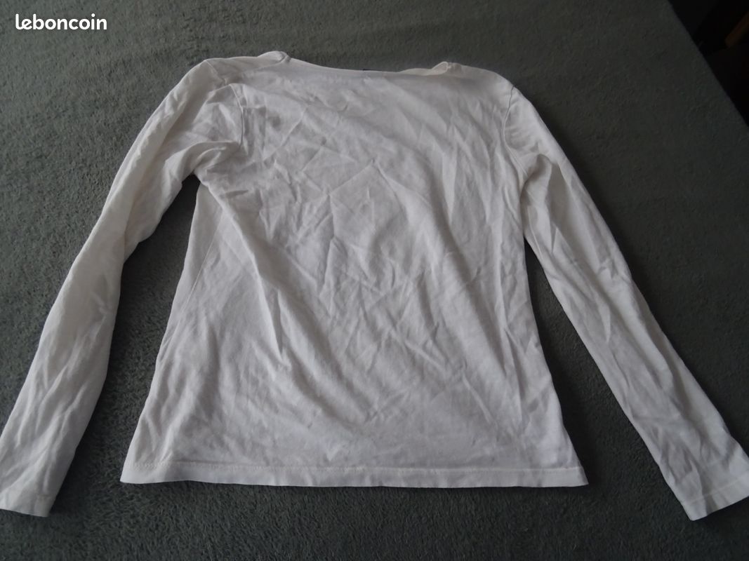 T-shirt fille manches longues (image 2)