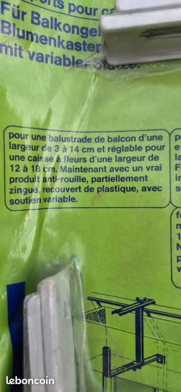Support pour caisse à fleurs (image 3)