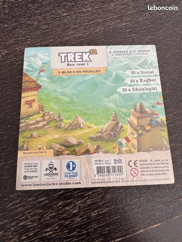 Jeu de société Bloc de feuilles Trek 12 (image 1)