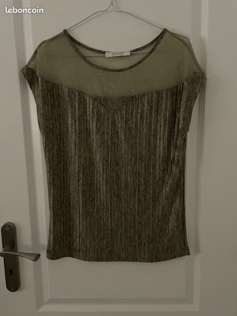 Tee shirt vert brillant Promod - Taille XS (image 2)