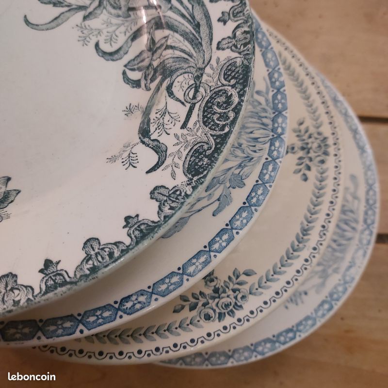 Assiettes Terre de Fer - lot composé #5 (image 3)