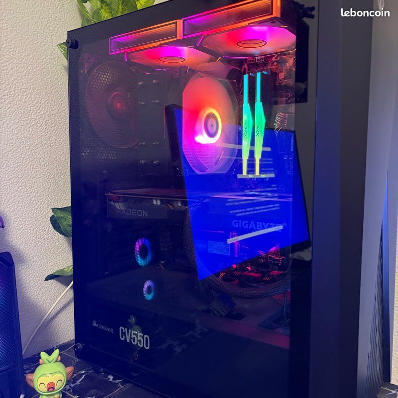 PC Gamer - Ryzen 5 5600X | RX 6600 | 16 Go RAM RGB | SSD 500 Go + 1To (image 1)
