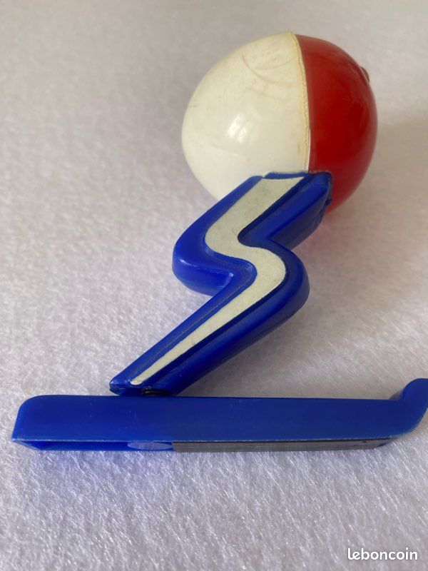 Grande Mascotte Jeux Olympiques Albertville 1992 - 50 Cm, Tissu, Très Bel état
