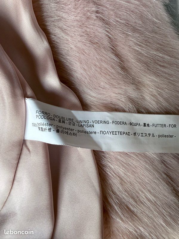 Veste en fausse fourrure Zara Woman (image 7)