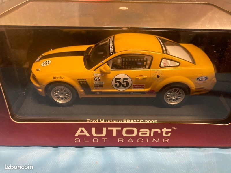 Ford mustang fr500c 2005 gt autoart 1/24 slot car racing (image 6)