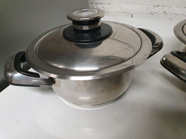 Lot de casserole Inox - 18-10 -NSN Emmaüs Etikette