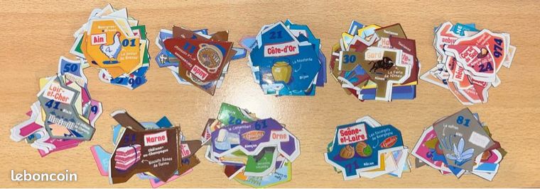 Objets de collection « magnets le gaulois carte de france » Toute la