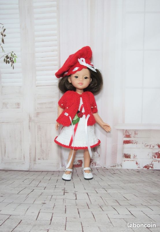 Vêtements compatibles aux poupées: chérie (corolle ), mini maru, paola reina, little darling (image 5)