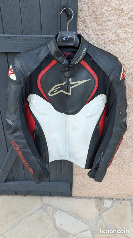 Blouson cuir moto alpinestars (image 1)