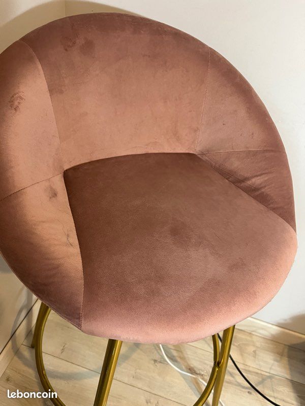 Tabouret velours (image 2)