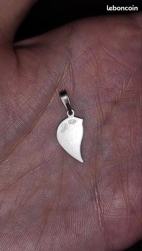 Pendentif cœur argent (image 2)