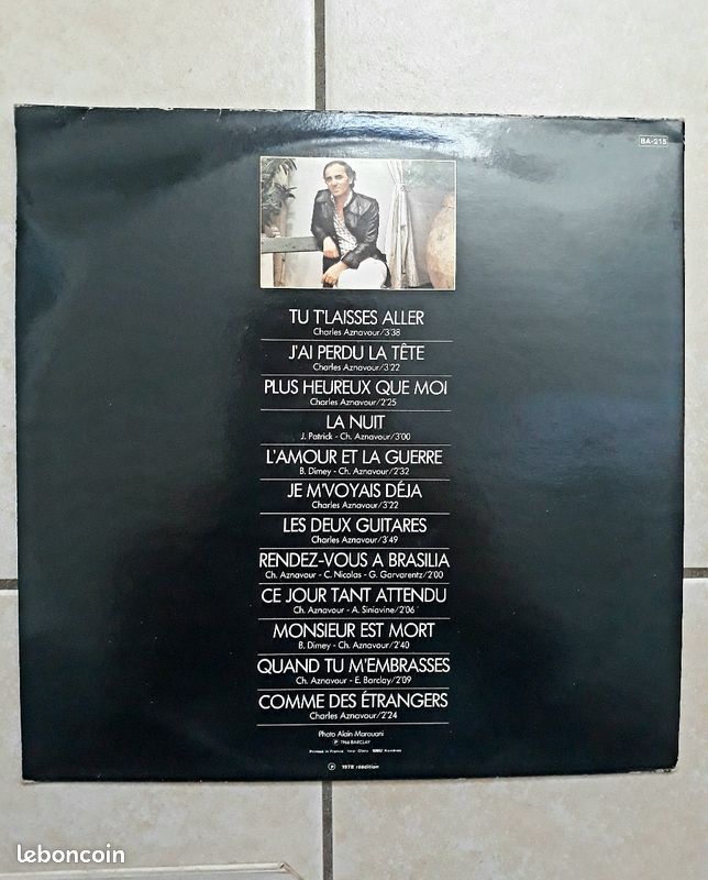 Vinyles Charles Aznavour 33 Tours et 45 Tours (image 3)