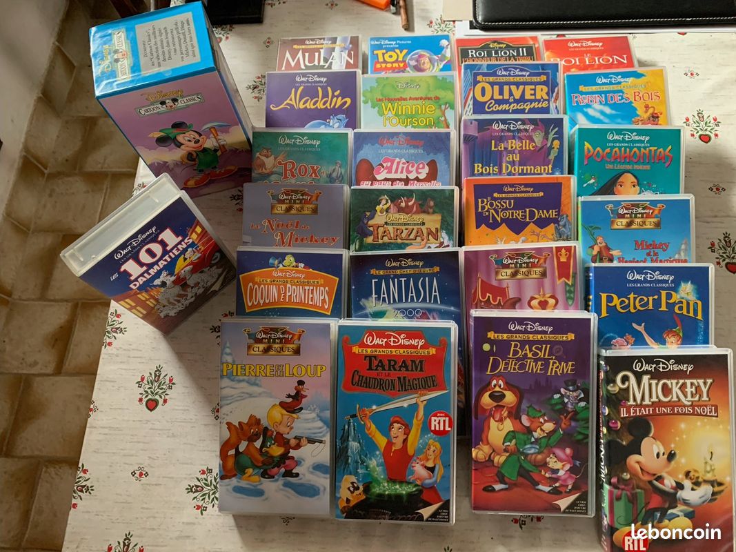 Lot cassettes VHS Disney (image 1)