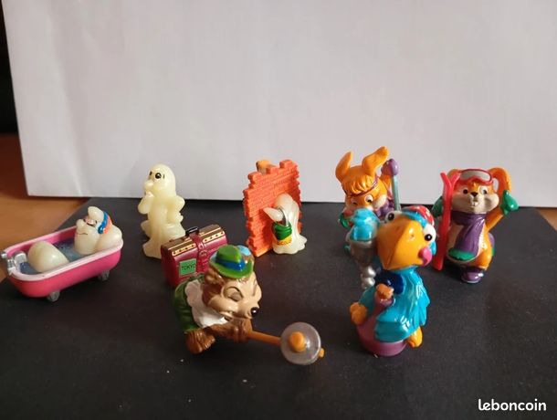 Figurines personnages pour enfant, figurines en bois
