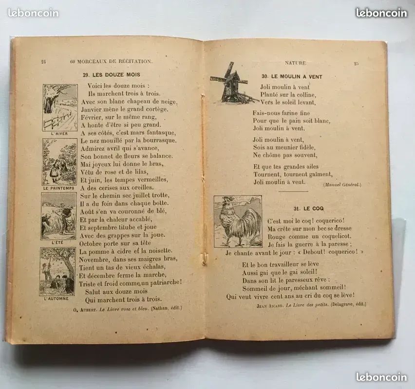 Livre de poésies ancien 1911) Livres