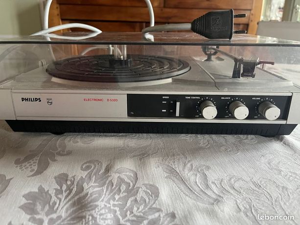 Ancien tourne disque Philips - CD - Musique